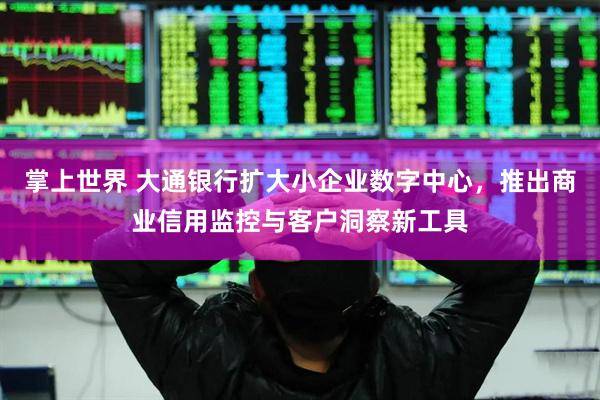 掌上世界 大通银行扩大小企业数字中心，推出商业信用监控与客户洞察新工具